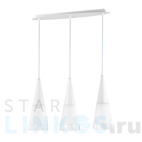 Купить Подвесной светильник Ideal Lux Cono SP3 Bianco 112381 за 41 180 руб. в Туле Купить с доставкой Подвесной светильник Ideal Lux Cono SP3 Bianco 112381 в Туле