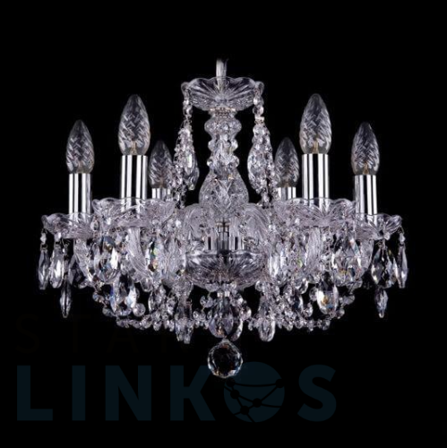 Купить Подвесная люстра Bohemia Ivele 1406/6/141 Ni за 48 570 руб. в Туле Купить с доставкой Подвесная люстра Bohemia Ivele 1406/6/141 Ni в Туле