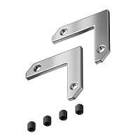 Купить Соединитель L-образный (2 шт. + 4 винта) Maytoni Technical Accessories for tracks Exility TRA034CL-MP-1 в Туле