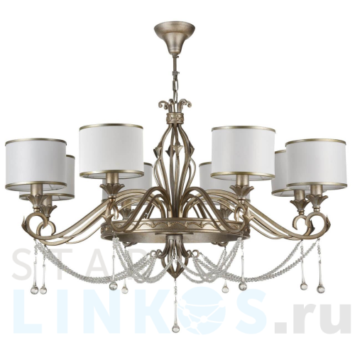 Купить с доставкой Подвесная люстра Maytoni Fiore H235-08-G в Туле