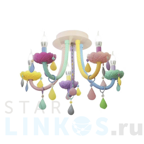 Купить Потолочная люстра Kink Light Астрид 074175-5 за 16 500 руб. в Туле Купить с доставкой Потолочная люстра Kink Light Астрид 074175-5 в Туле