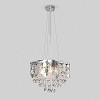 Купить Подвесная люстра Eurosvet Lianna 10123/6 хром/прозрачный хрусталь Strotskis Smart в Туле