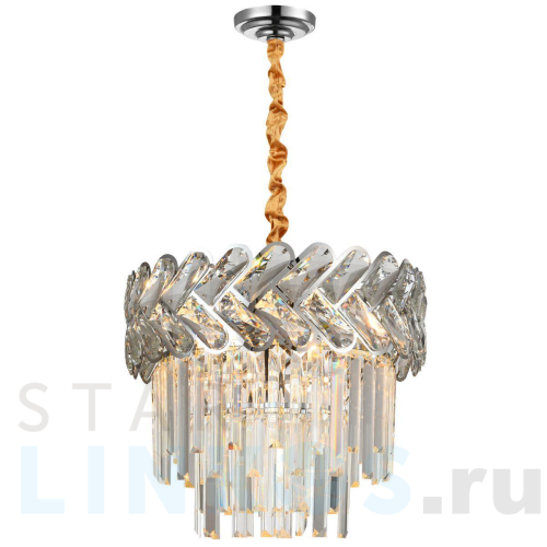 Купить Подвесная люстра Natali Kovaltseva Armour 81436/6C Chrome за 24 405 руб. в Туле Купить с доставкой Подвесная люстра Natali Kovaltseva Armour 81436/6C Chrome в Туле