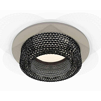 Купить Комплект встраиваемого светильника Ambrella light Techno Spot XC7623021 SGR/BK серый песок/тонированный (C7623, N7192) в Туле