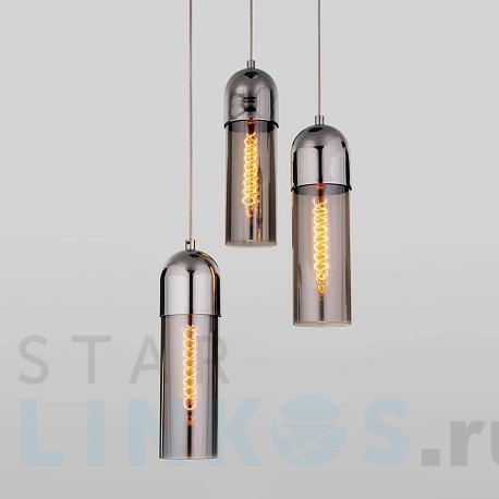 Купить Подвесная люстра Eurosvet Airon 50180/3 дымчатый за 10 300 руб. в Туле фото 2 Купить с доставкой Подвесная люстра Eurosvet Airon 50180/3 дымчатый в Туле фото 2