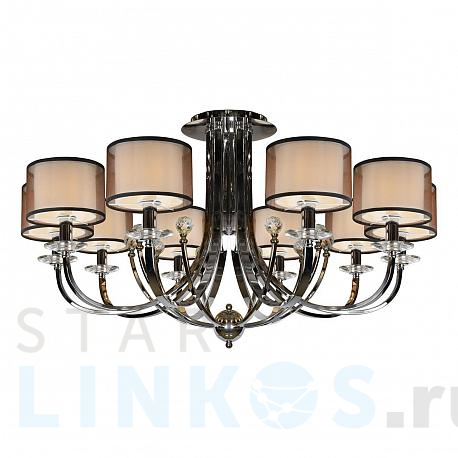 Купить Потолочная люстра iLamp America 88049/10 CR за 75 990 руб. в Туле фото 2 Купить с доставкой Потолочная люстра iLamp America 88049/10 CR в Туле фото 2