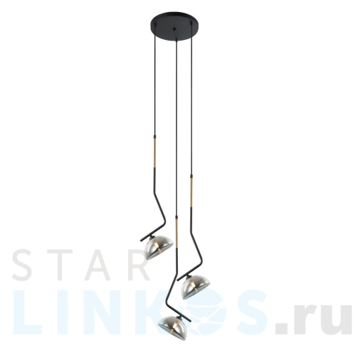 Купить Подвесная люстра Gerhort G51215/3BK+AB SM за 9 900 руб. в Туле Купить с доставкой Подвесная люстра Gerhort G51215/3BK+AB SM в Туле