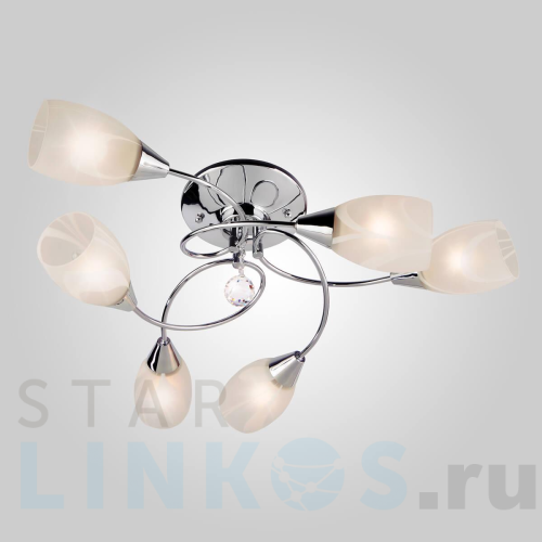 Купить с доставкой Подвесная люстра Eurosvet 2275/6 хром в Туле