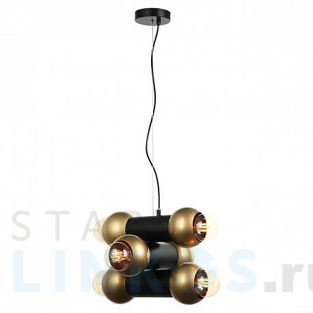 Купить Подвесная люстра Lussole Loft LSP-8146 за 11 197 руб. в Туле фото 2 Купить с доставкой Подвесная люстра Lussole Loft LSP-8146 в Туле фото 2