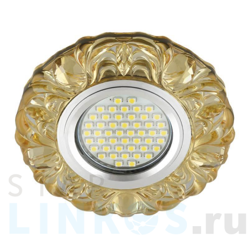 Купить с доставкой Встраиваемый светильник Fametto Luciole Dls-L136 Gu5.3 Glassy/Yellow в Туле