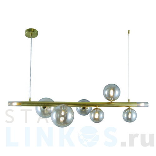 Купить Подвесная люстра Indigo Canto 11026/8PL Gold V000247 за 33 610 руб. в Туле Купить с доставкой Подвесная люстра Indigo Canto 11026/8PL Gold V000247 в Туле