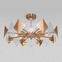 Купить Потолочная люстра Eurosvet Origami 60121/8 латунь Smart в Туле