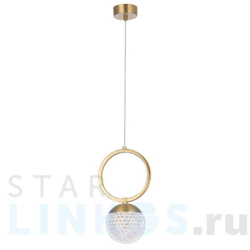Купить Подвесной светильник Crystal Lux Carolina SP1 V1 BRASS за 3 900 руб. в Туле Купить с доставкой Подвесной светильник Crystal Lux Carolina SP1 V1 BRASS в Туле