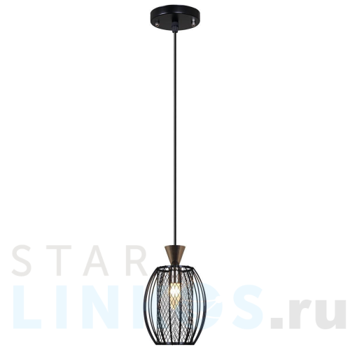 Купить Подвесной светильник Reluce 00907-0.9-01 BK за 1 440 руб. в Туле Купить с доставкой Подвесной светильник Reluce 00907-0.9-01 BK в Туле