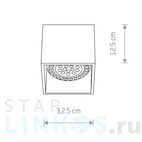Купить с доставкой Потолочный светильник Nowodvorski Dale 7612 в Туле фото 2