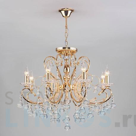 Купить Подвесная люстра Eurosvet 10096/8 золото за 27 400 руб. в Туле фото 2 Купить с доставкой Подвесная люстра Eurosvet 10096/8 золото в Туле фото 2