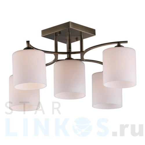 Купить Потолочная люстра Omnilux Pisticci OML-55317-05 за 8 390 руб. в Туле Купить с доставкой Потолочная люстра Omnilux Pisticci OML-55317-05 в Туле