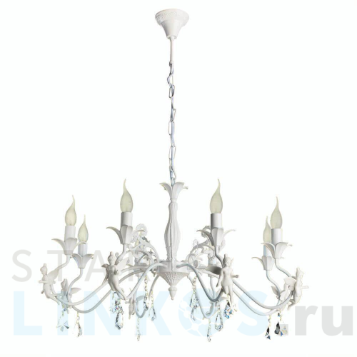 Купить с доставкой Подвесная люстра Arte Lamp Angelina A5349LM-8WH в Туле