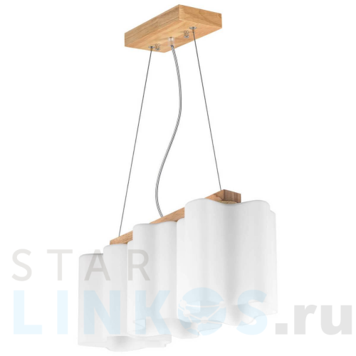 Купить с доставкой Подвесная люстра Lightstar Nubi Legno 802135 в Туле