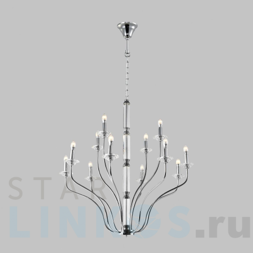 Купить Подвесная люстра Moderli Catania V10429-12P за 65 190 руб. в Туле Купить с доставкой Подвесная люстра Moderli Catania V10429-12P в Туле