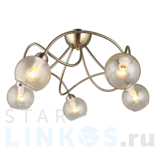 Купить Потолочная люстра Omnilux Brunate OML-57007-05 за 5 420 руб. в Туле Купить с доставкой Потолочная люстра Omnilux Brunate OML-57007-05 в Туле