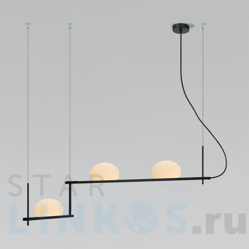 Купить Подвесной светильник Eurosvet Stair 70145/3 черный за 17 000 руб. в Туле Купить с доставкой Подвесной светильник Eurosvet Stair 70145/3 черный в Туле