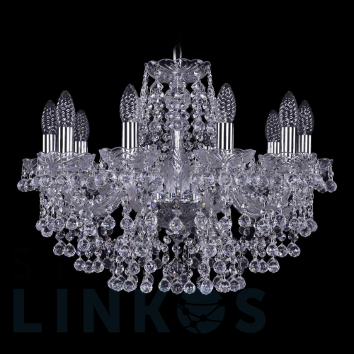 Купить Подвесная люстра Bohemia Ivele 1409/10/195 Ni за 46 350 руб. в Туле Купить с доставкой Подвесная люстра Bohemia Ivele 1409/10/195 Ni в Туле