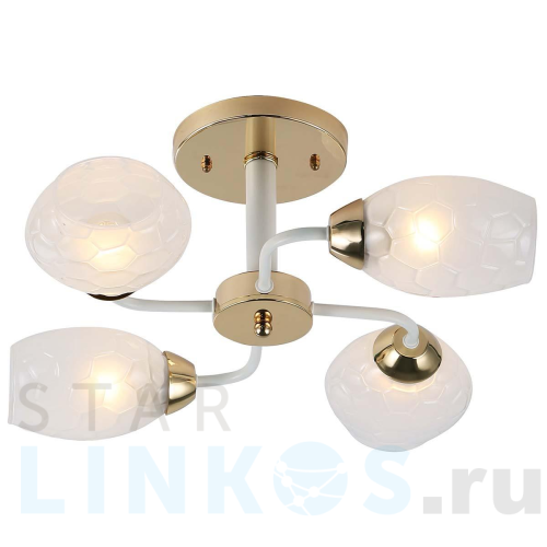 Купить Потолочная люстра Rivoli Sabre 3128-304 Б0054861 за 5 707 руб. в Туле Купить с доставкой Потолочная люстра Rivoli Sabre 3128-304 Б0054861 в Туле