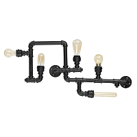 Купить Потолочная люстра Ideal Lux Plumber PL5 Nero 136707 в Туле