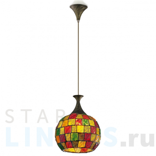 Купить Подвесной светильник Odeon Light Country Velute 2094/1 за 10 560 руб. в Туле Купить с доставкой Подвесной светильник Odeon Light Country Velute 2094/1 в Туле