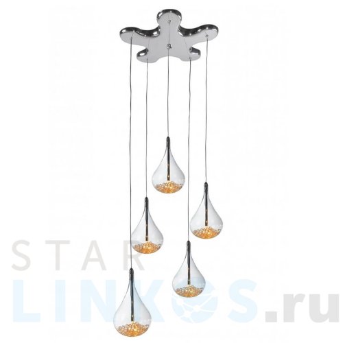 Купить Подвесная люстра Zumaline Perle P0226-05B-F4RK за 36 790 руб. в Туле Купить с доставкой Подвесная люстра Zumaline Perle P0226-05B-F4RK в Туле