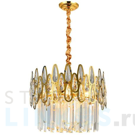 Купить Подвесная люстра Natali Kovaltseva Navis 76019/5C Gold за 16 580 руб. в Туле фото 2 Купить с доставкой Подвесная люстра Natali Kovaltseva Navis 76019/5C Gold в Туле фото 2