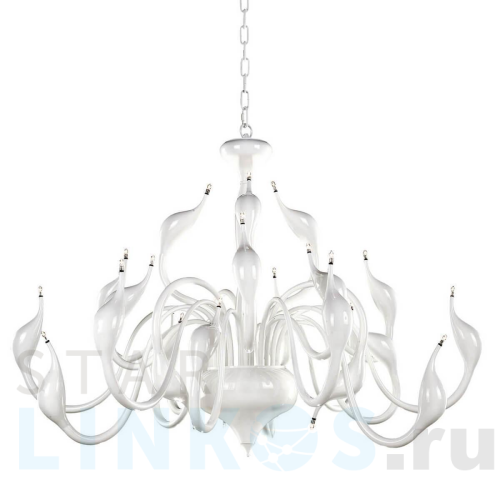 Купить Подвесная люстра Lightstar Cigno Collo Wt 751246 за 57 000 руб. в Туле Купить с доставкой Подвесная люстра Lightstar Cigno Collo Wt 751246 в Туле