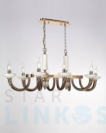 Купить Подвесная люстра Lumien Hall Летисия P17076/8FEG за 8 808 руб. в Туле фото 2 Купить с доставкой Подвесная люстра Lumien Hall Летисия P17076/8FEG в Туле фото 2