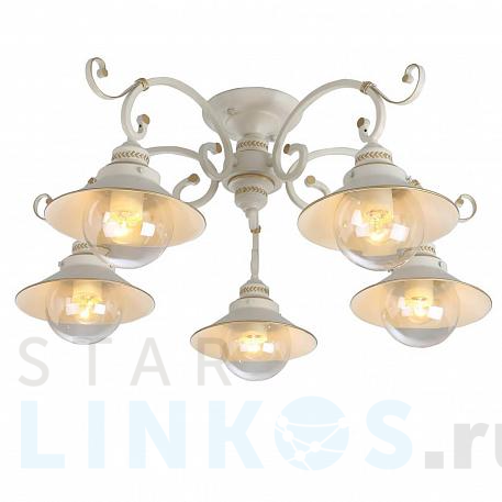 Купить Потолочная люстра Arte Lamp 7 A4577PL-5WG за 19 990 руб. в Туле фото 2 Купить с доставкой Потолочная люстра Arte Lamp 7 A4577PL-5WG в Туле фото 2