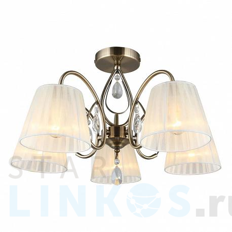 Купить Потолочная люстра Omnilux Cardillo OML-56617-05 за 10 220 руб. в Туле фото 2 Купить с доставкой Потолочная люстра Omnilux Cardillo OML-56617-05 в Туле фото 2