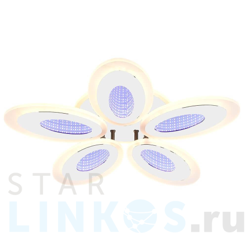 Купить Потолочная светодиодная люстра Profit Light 8091/5 WHT за 4 726 руб. в Туле Купить с доставкой Потолочная светодиодная люстра Profit Light 8091/5 WHT в Туле