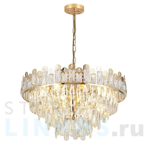 Купить Подвесная люстра Gerhort G21077/10FGD+CL за 46 180 руб. в Туле Купить с доставкой Подвесная люстра Gerhort G21077/10FGD+CL в Туле