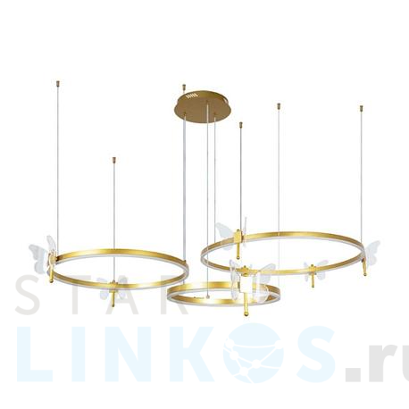 Купить Подвесная светодиодная люстра Arte Lamp Darcy A2187LM-3GO за 37 690 руб. в Туле фото 2 Купить с доставкой Подвесная светодиодная люстра Arte Lamp Darcy A2187LM-3GO в Туле фото 2