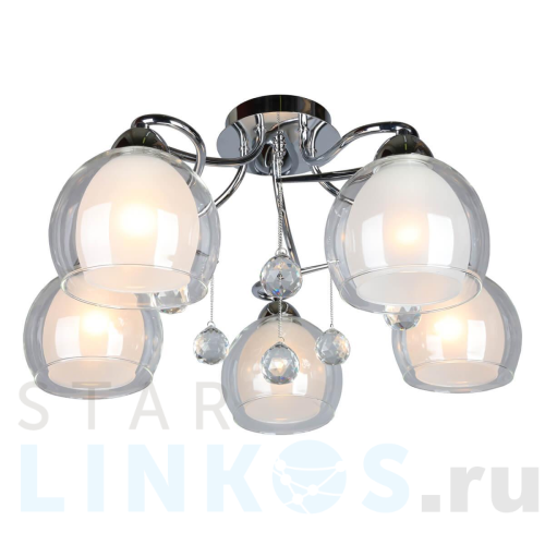 Купить Потолочная люстра Omnilux Maluventu OML-54707-05 за 11 520 руб. в Туле Купить с доставкой Потолочная люстра Omnilux Maluventu OML-54707-05 в Туле