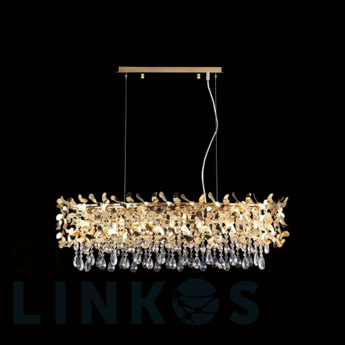 Купить Подвесная люстра Crystal Lux Romeo SP8 Gold L1000 за 93 200 руб. в Туле Купить с доставкой Подвесная люстра Crystal Lux Romeo SP8 Gold L1000 в Туле