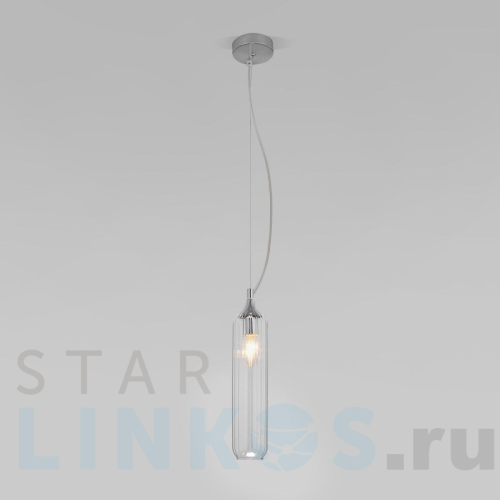 Купить Подвесной светильник Eurosvet Siesta 50252/1 прозрачный за 6 990 руб. в Туле Купить с доставкой Подвесной светильник Eurosvet Siesta 50252/1 прозрачный в Туле