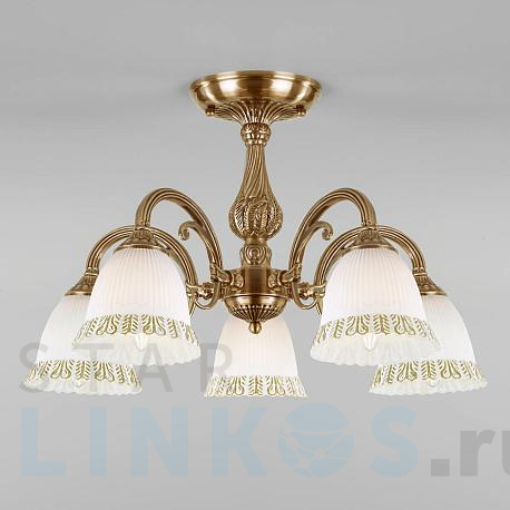 Купить Потолочная люстра Eurosvet Campina 60107/5 античная бронза за 13 000 руб. в Туле фото 2 Купить с доставкой Потолочная люстра Eurosvet Campina 60107/5 античная бронза в Туле фото 2