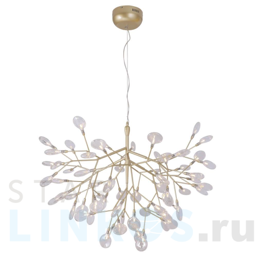 Купить Подвесная люстра Crystal Lux Evita SP63 Gold/Transparent за 74 200 руб. в Туле Купить с доставкой Подвесная люстра Crystal Lux Evita SP63 Gold/Transparent в Туле