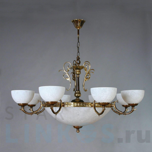 Купить Подвесная люстра Ambiente Seville 02140/8 PB за 157 505 руб. в Туле Купить с доставкой Подвесная люстра Ambiente Seville 02140/8 PB в Туле