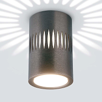 Купить Потолочный светодиодный светильник Elektrostandard DLS026 7W 4200К графит a053601 в Туле