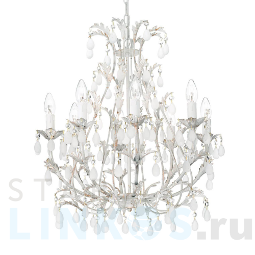 Купить Подвесная люстра Ideal Lux Cascina SP8 100289 за 68 330 руб. в Туле Купить с доставкой Подвесная люстра Ideal Lux Cascina SP8 100289 в Туле