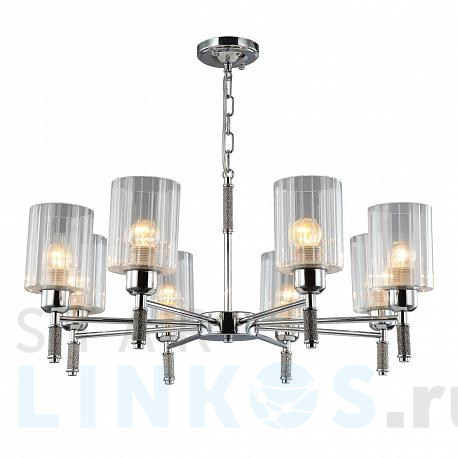 Купить Подвесная люстра Omnilux Dronero OML-66503-08 за 16 180 руб. в Туле фото 2 Купить с доставкой Подвесная люстра Omnilux Dronero OML-66503-08 в Туле фото 2