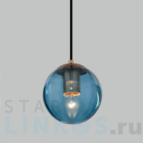 Купить с доставкой Подвесной светильник Eurosvet Juno 50207/1 синий в Туле
