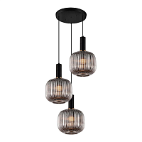 Купить Подвесная люстра Lumina Deco Gato LDP 1217-3 GY+BK в Туле
